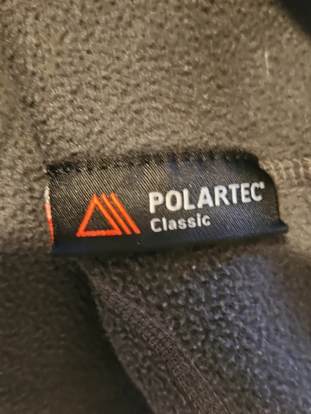 Men's The North Face Polartec Classic Fleece Jacket Charcoal Gray Size Medium